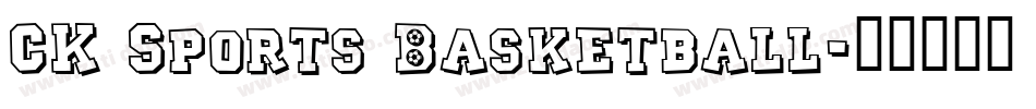 CK Sports Basketball字体转换